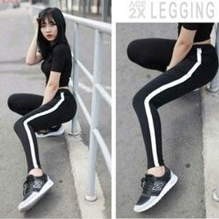 QUẦN LEGGING SỌC VIỀN