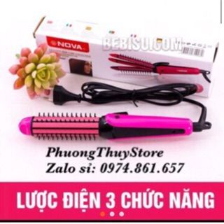 Máy Làm Tóc 3 Trong 1 -Uốn Duỗi Bấm
