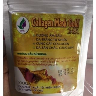 Mặt nạ vàng colagen dưỡng trắng da giá sỉ