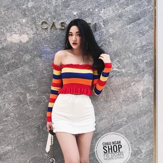 ÁO GÂN LEN BẸT VAI NHIỀU MÀU