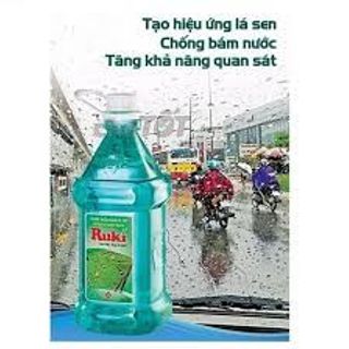 Nước Rửa Kính Xe Ô Tô Nano Ruki 25 lít