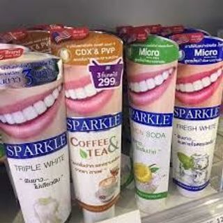 KEM ĐÁNH RĂNG SIÊU TRẮNG SPARKLE THÁI LAN 100G