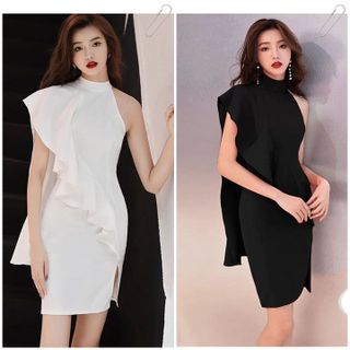 ĐẦM BODY CỔ LỌ PHỐI BÈO MP1105 cực đẹp