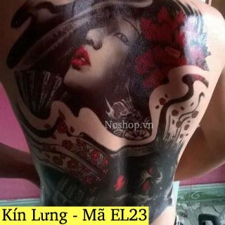 Xăm Tattoo Kín Lưng Full Lưng