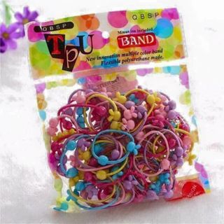 Thun cột tóc bé 50 sợi
