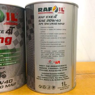 RAF OIL 20w40 nhớt từ dubai