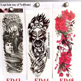 Hình Xăm Dán Tattoo - Dài Kín Tay