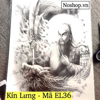 Hình Xăm Dán Tattoo - Kín Lưng Full Lưng