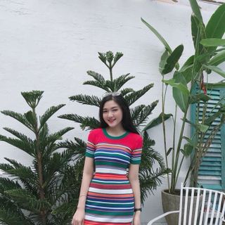 ĐẦM BODY LEN SỌC TAY NGẮN