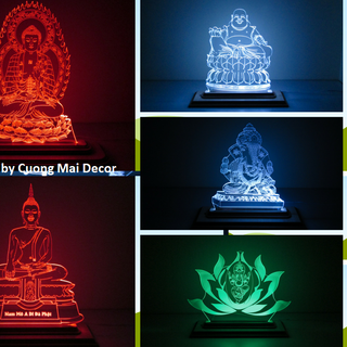 TRANH ĐÈN 3D NGHỆ THUẬT