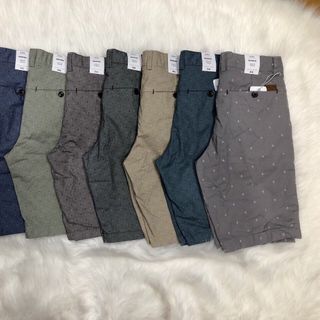 Quần short bố chấm co dãn