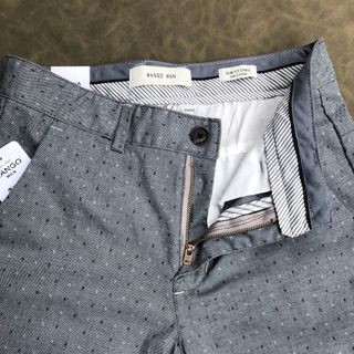 Quần short bố chấm co dãn