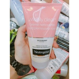 Sữa Rửa Mặt Neutrogenas Visibly Clear Creme Nettoyant Exfoliant Pamplemousse Rose giá sỉ