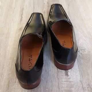 Giày lười nam Hansamu - HI đế da viền xếp