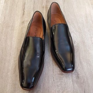 Giày lười nam Hansamu - HI đế da viền xếp