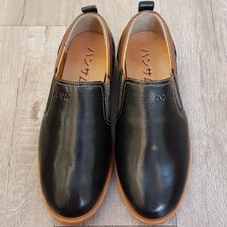 Giày lười nam Hansamu - NG đế thời trang viền gót nâu da trơn HSPMX01