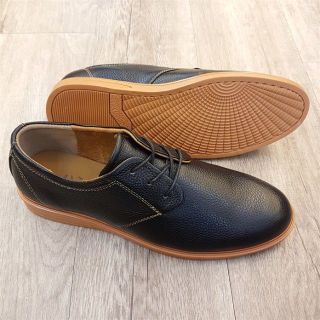 Giày da nam Derby Hansamu - NG da trơn 3 lỗ HSP03