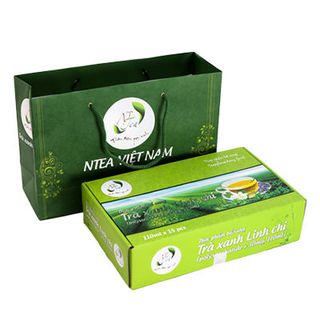 Trà xanh linh chi