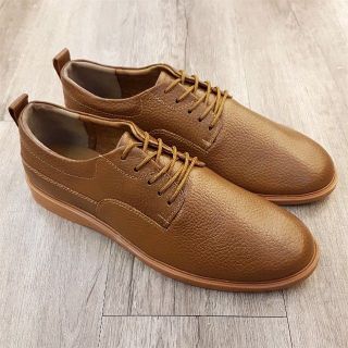 Giày da nam derby Hansamu - NG da hột 4 lỗ HSP04