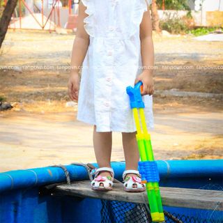 ĐẦM REN COTTON THÊU
