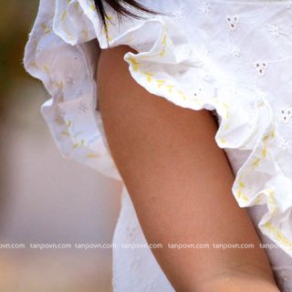 ĐẦM REN COTTON THÊU