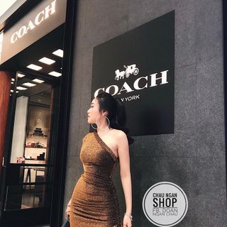 ĐẦM BODY DÂY RÚT LỆCH VAI