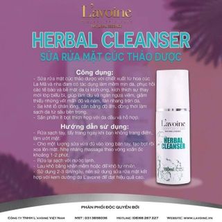 Sữa rửa mặt hoa cúc thảo dược Herbal Cleanser