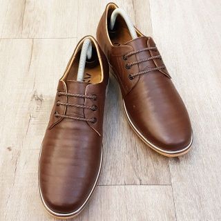Giày Derby nam Hansamu - AL đế thời trang da nappa