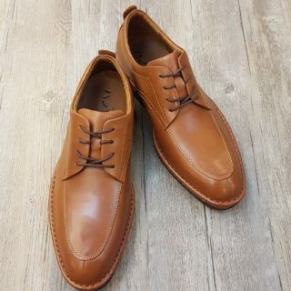GIày Derby nam Hansamu - TBD 4 lỗ viền chỉ