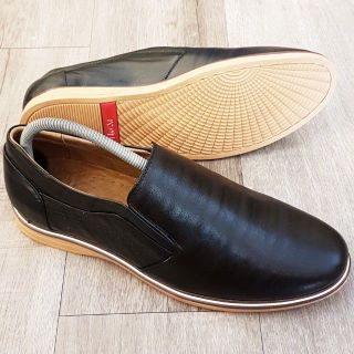 Giày lười nam Hansamu - AL đế thời trang da nappa