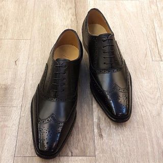 Giày Oxford nam Hansamu PQ12 - đục lỗ viền hoa văn