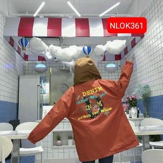 Áo khoác dù 2 lớp IN