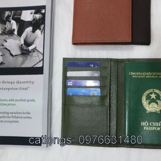 Ví passport / Hộ chiếu da bò xịn