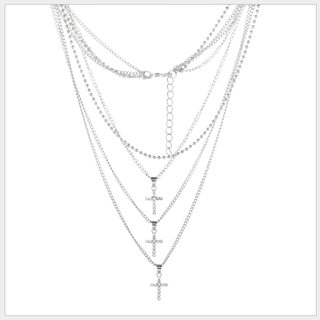 Dây chuyền Vòng cổ Choker 3 lớp Châu Âu