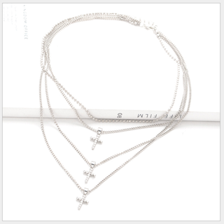 Dây chuyền Vòng cổ Choker 3 lớp Châu Âu