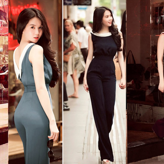 JUM DÀI CỔ LÁ SEN GIỐNG NGỌC TRINH - SJ730