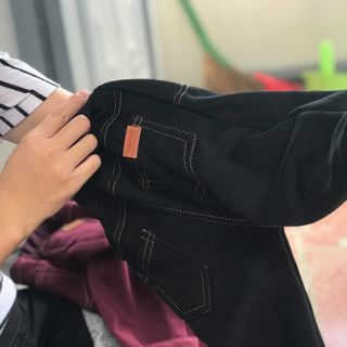 Quần giả jean lót lông cho bé trai bé gái
