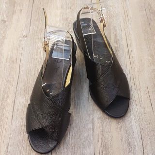 Sandal nữ cao gót Kirei - KT đế xuồng 5p quai chéo D185SC