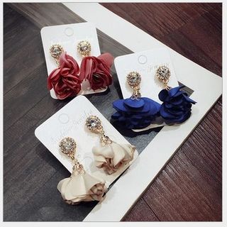 Bông tai Hoa Hồng Hàn Quốc