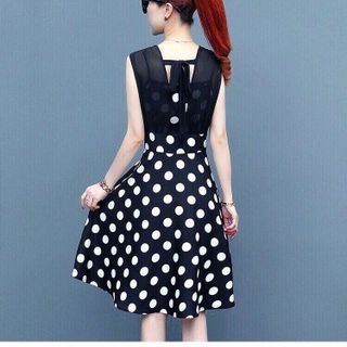 đầm voan phối lưới