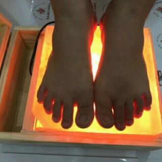 hộp massage chân đá muối himalaya phẳng