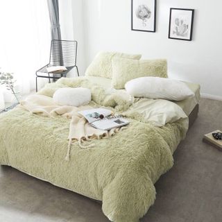 BỘ CHĂN GA NỈ LÔNG MỊN 5 món