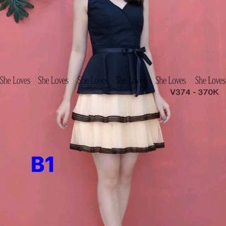 đầm 3 tầng phối lưới
