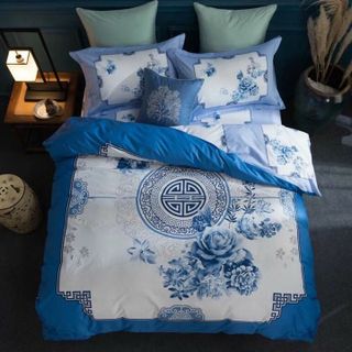 Bộ chăn ga cotton lụa mềm mát