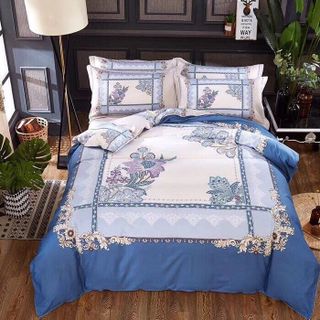 Bộ chăn ga cotton lụa mềm mát
