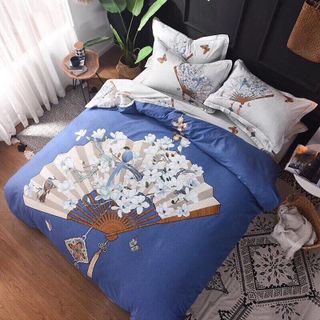 Bộ chăn ga cotton lụa mềm mát