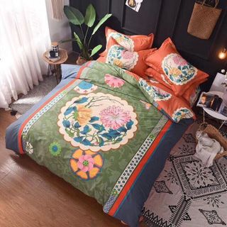 Bộ chăn ga cotton lụa mềm mát