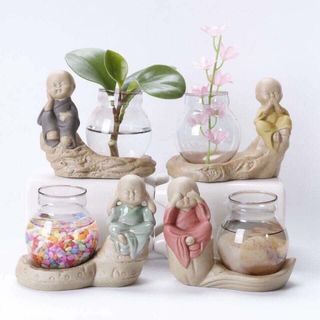 Bộ tượng 4 Không kèm lọ hoa
