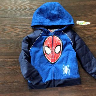 Áo nỉ xuất dư spiderman sz 3-7y