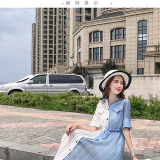 ĐẦM XÒE SƠ MI RÚT EO CÁ TÍNH